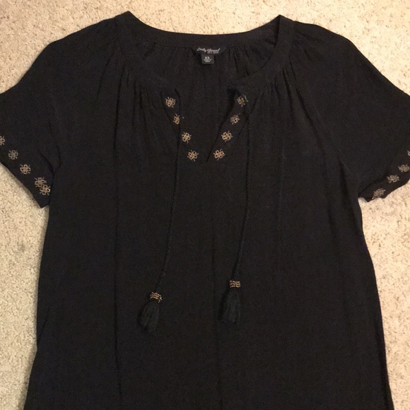 Lucky Brand Sequin Embroidered Dress - Picture 3 of 11